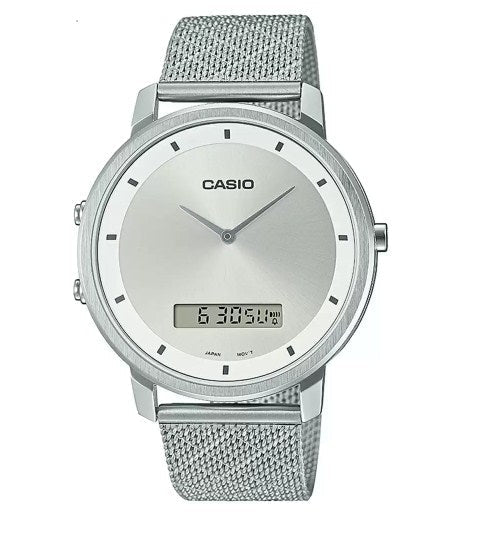 Casio Enticer Analog-Digital White Dial Men’s Watch – MTP-B200M-7EDF (A1962)