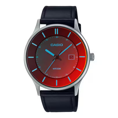Casio Enticer Analog Red Dial Men’s Watch – MTP-E605L-1EVDF (A2112)