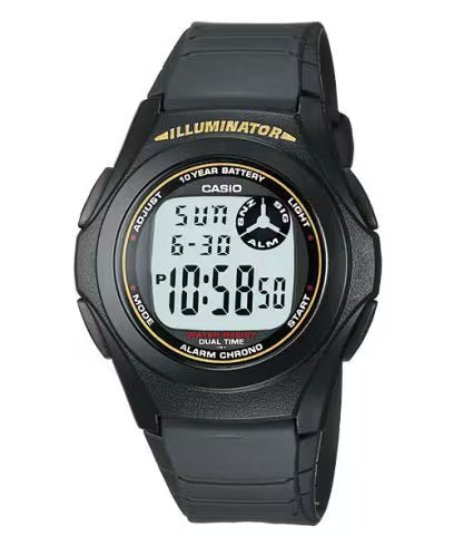 Casio Youth Series Digital Grey Dial Men’s Watch – F-200W-9AUDF (D028)