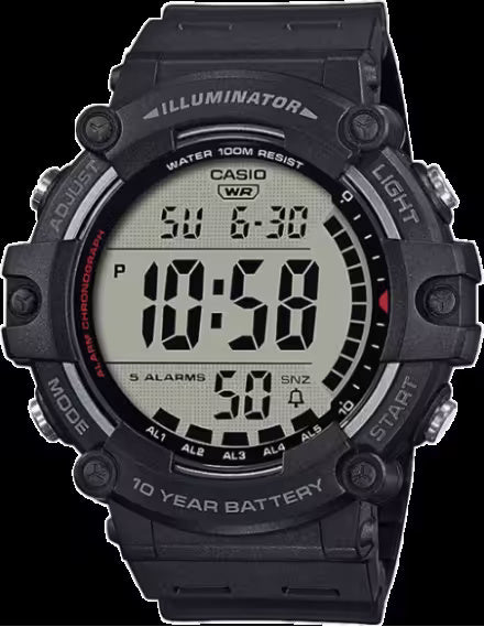 Casio Youth Series Digital Black Dial Men’s Watch – AE-1500WH-1AVDF (D218)