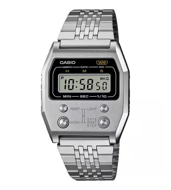 Silver Digital Dial Silver Band D326