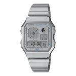 Casio Vintage Digital Silver Dial Unisex Watch – Silver Stainless Steel Strap (D389)