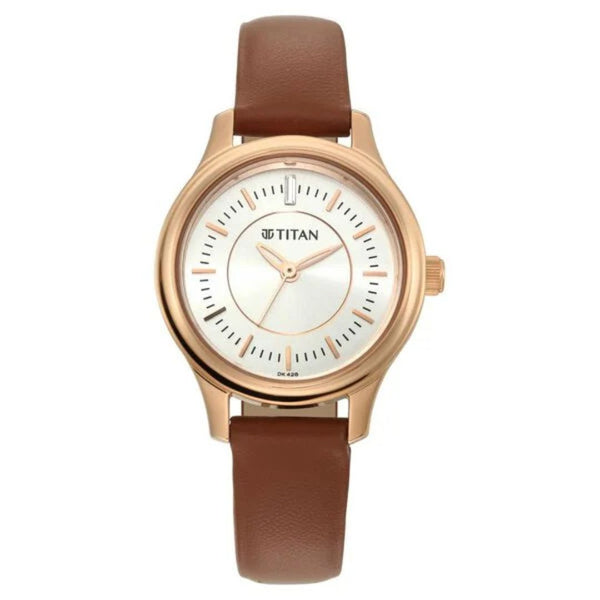 Rose Gold 2638WL01 Titan Watch