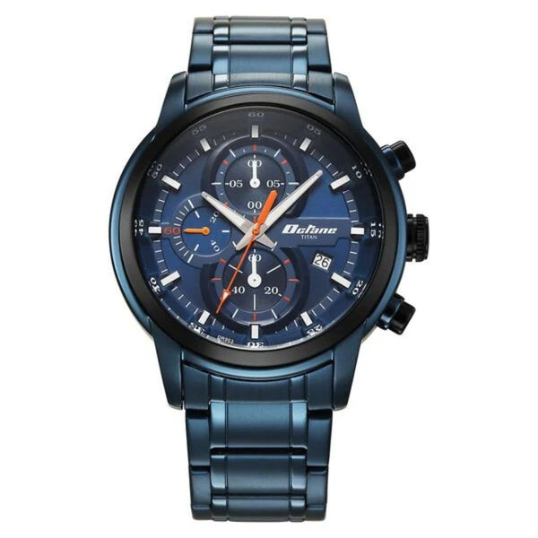 Blue 90086KM08 Mens Titan Watch
