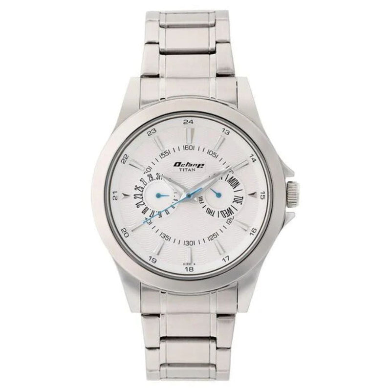 Silver 9323SM01 Titan Watch