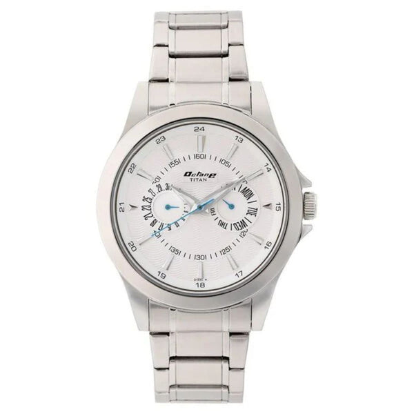 Silver 9323SM01 Titan Watch