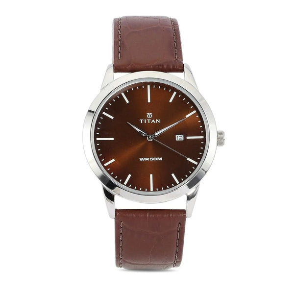 Mens 1584SL04 Titan Analog Watch