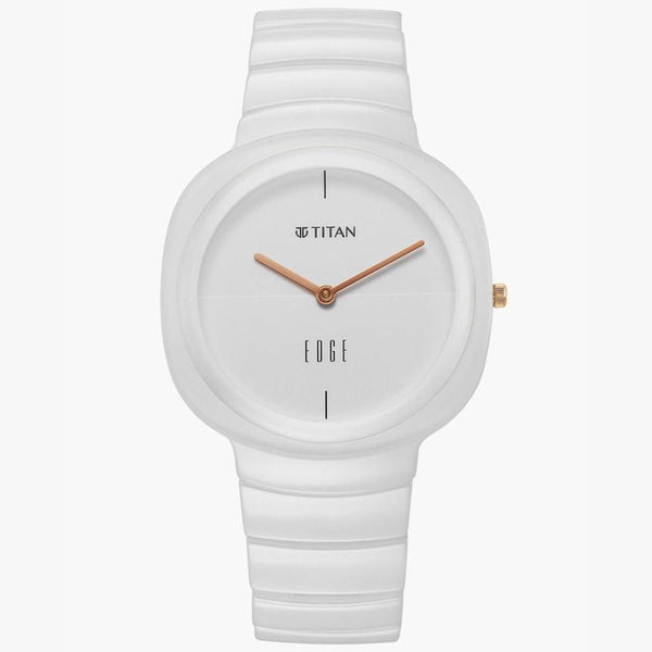 Womens 2757QC01 Edge White Watch
