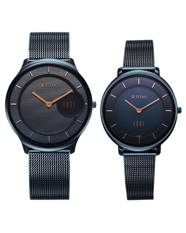 Titan Edge 18432655QM01 Couple Watch