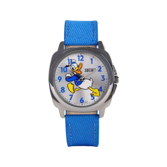 Watch with Silver Dial & Blue Strap for Boys Kids, from House of Titan Kids Watch 16055SL02