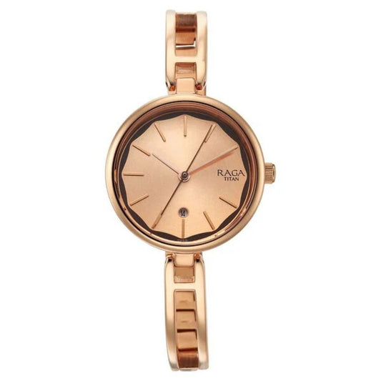 Titan Workwear Brown Dial Women's Watch 2783WM01