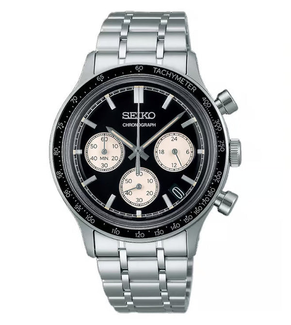 Mens 38.7 mm Seiko Sport Quartz Chronograph SSB479P1