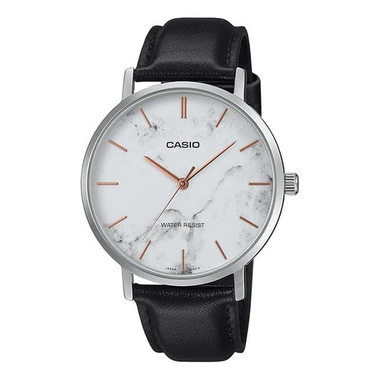 Casio Enticer Men Analog White Dial Men’s Watch – MTP-VT01LM-7AUDF (A2352)