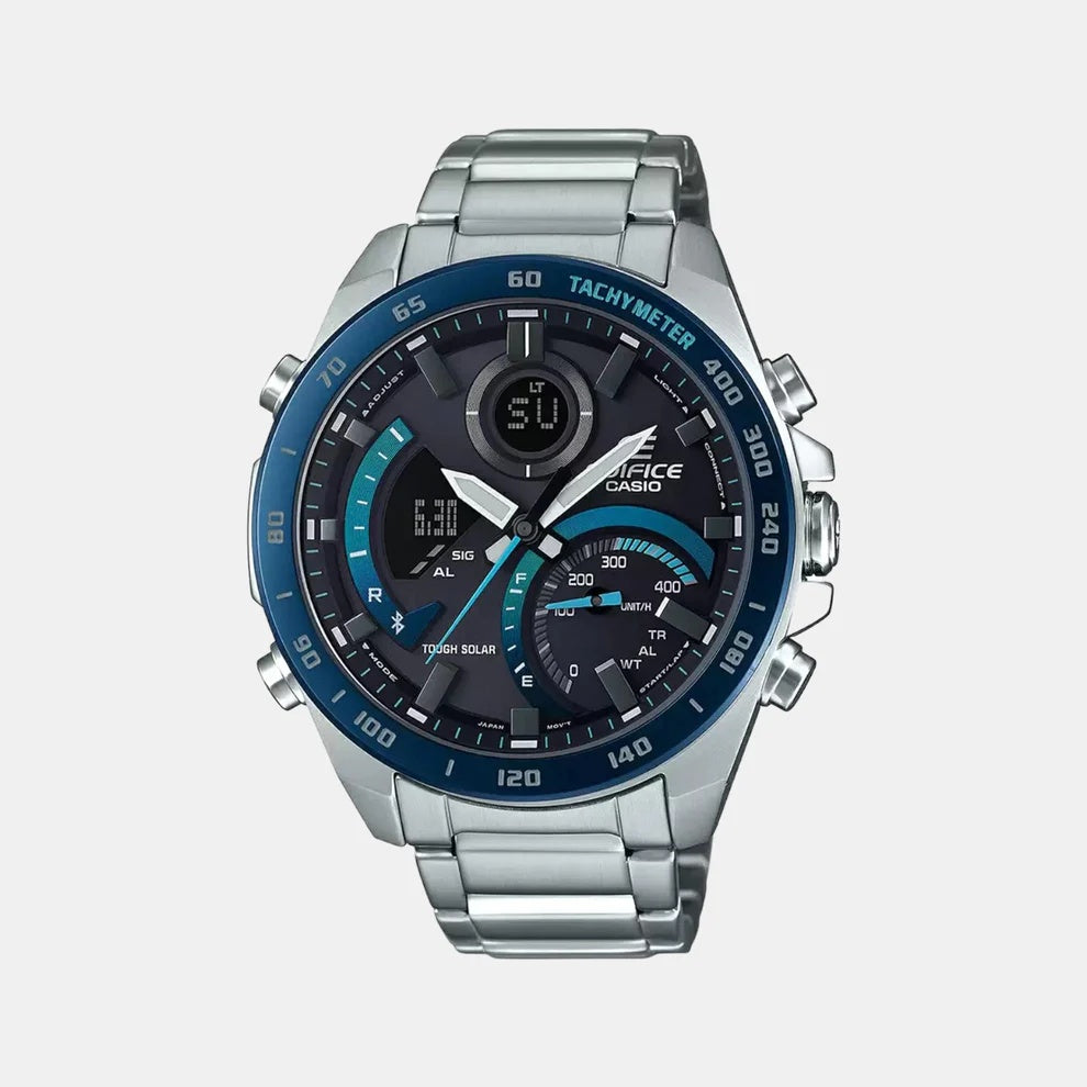 Casio Edifice Bluetooth Analog-Digital Black Dial Men’s Watch – ECB-900DB-1BDR (EX500)