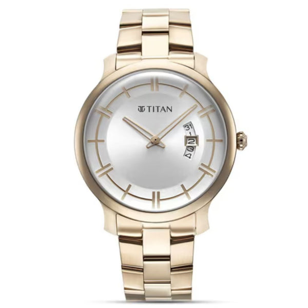 Silver NT90170WM01 Titan Watch
