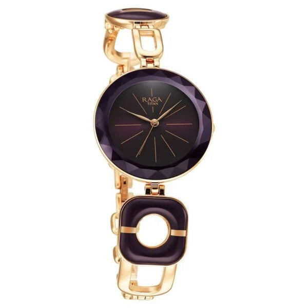 Purple NT95198WM01 Dial Raga Watch