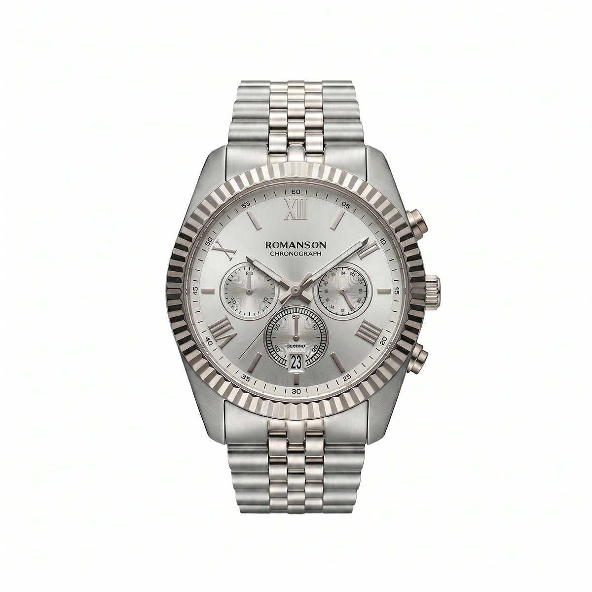 Romanson Quartz Silver Men Men's Watch TM6A28HMWWH