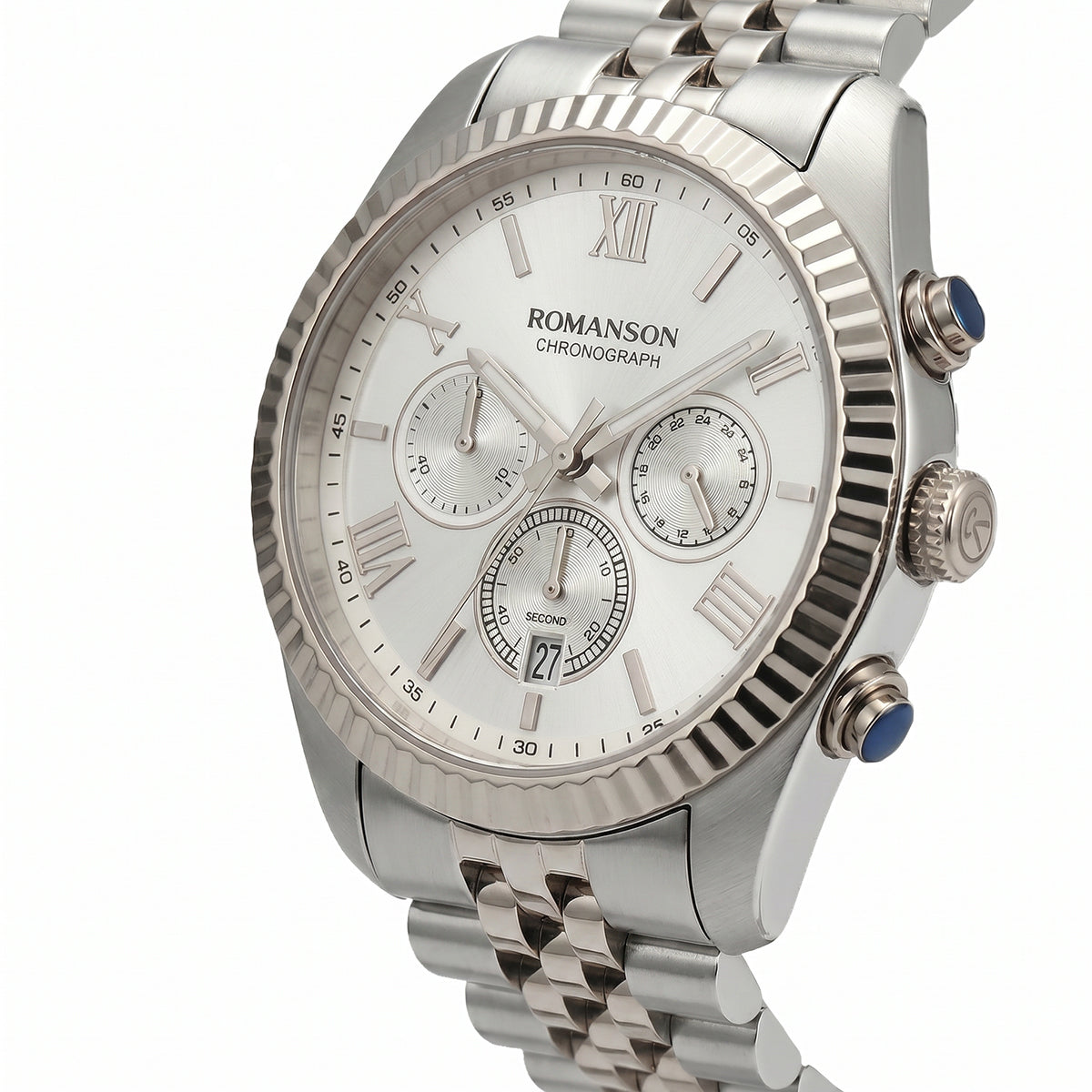 Romanson Quartz Silver Men Men's Watch TM6A28HMWWH
