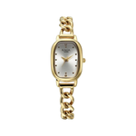 Titan Raga Showstopper Golden Case With Silver Dial Womens Watch 95309YM01
