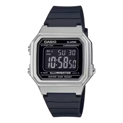 Casio Youth Series Digital Black Dial Men’s Watch – W-217HM-7BVDF - I114