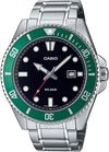 Casio Enticer Men Analog Black Dial Watch – MDV-107D-3AVDF (A2192)