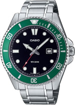 Casio Enticer Men Analog Black Dial Watch – MDV-107D-3AVDF (A2192)