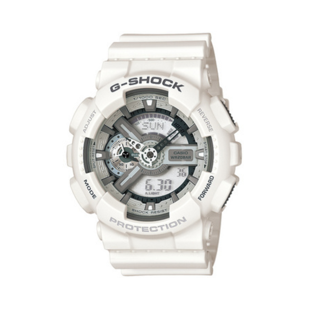 Casio White Resin Strap Men's Watch GA-110C-7A | 10366715