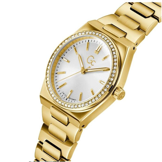 G.C. Round White Dial Analog Women's Watch Z38002L1MF