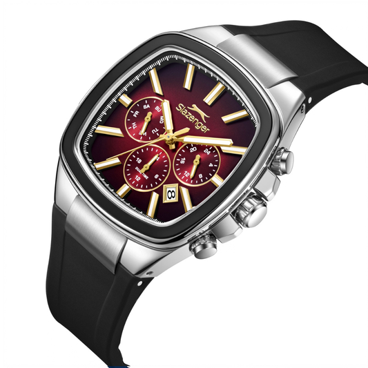 Slazenger Multifunction Burgundy Dial Men's Sporty Watch SL.09.2643.2.381