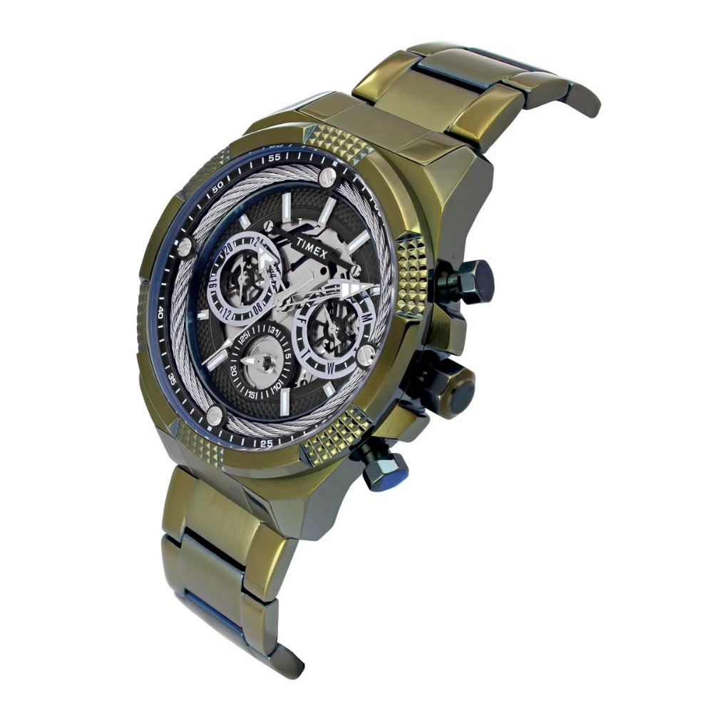 TIMEX Round Green Dial Analogue Men's Watch - TWEG27701