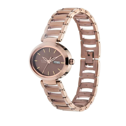 Titan Raga Viva Brown Women's Watch 2620QM01