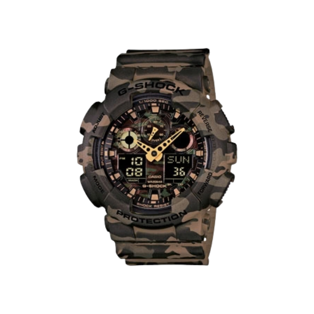 Casio Tan Camouflage Resin Strap Men's Watch GA-100CM-5A, GD-120CM-5  | 10507073
