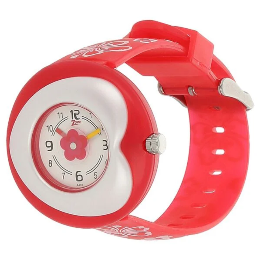 Zoop Analog Silver Dial Multicoloured Strap Girls Kids Watch NSC4007PP01
