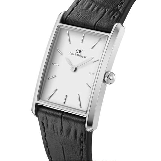 Daniel Wellington Bound Black Crocodile Silver Unisex Watch DW00100697