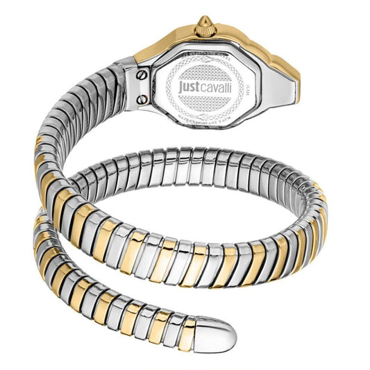 Just Cavalli Brillante Snake White Dial Women's Watch JC1L326M0055