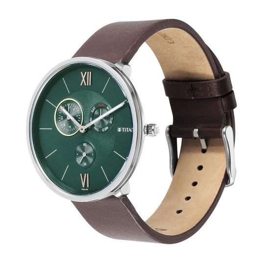 Titan Slim Teal Men's Watch NT1877SL01