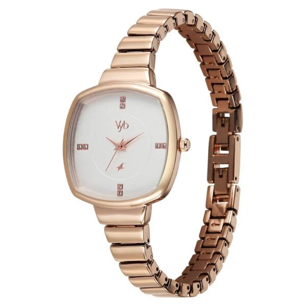 Fastrack Vyb Muse White Dial Girls' Watch FV60081WM01
