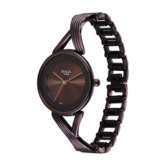 Titan Raga Chic Brown Women's Watch 2698QM01