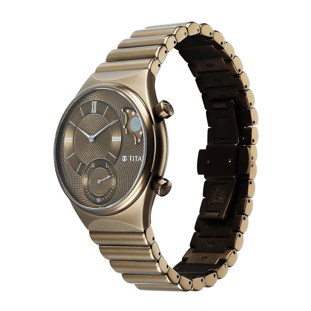 Titan Micromotors Khaki Men's Watch 90181QM01