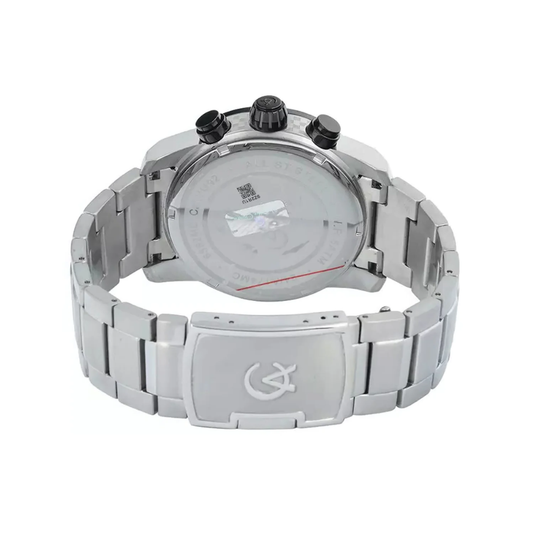 Alexandre Christie Black Men's Chronograph Quartz Watch 45mm 6562MCBTBBASL