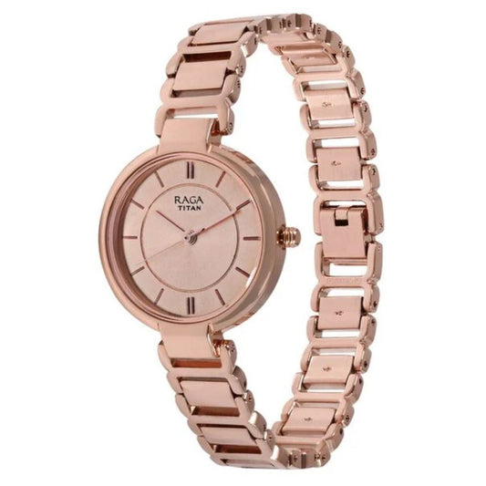 Titan Raga Viva Rose Gold Women's Watch 2608WM01