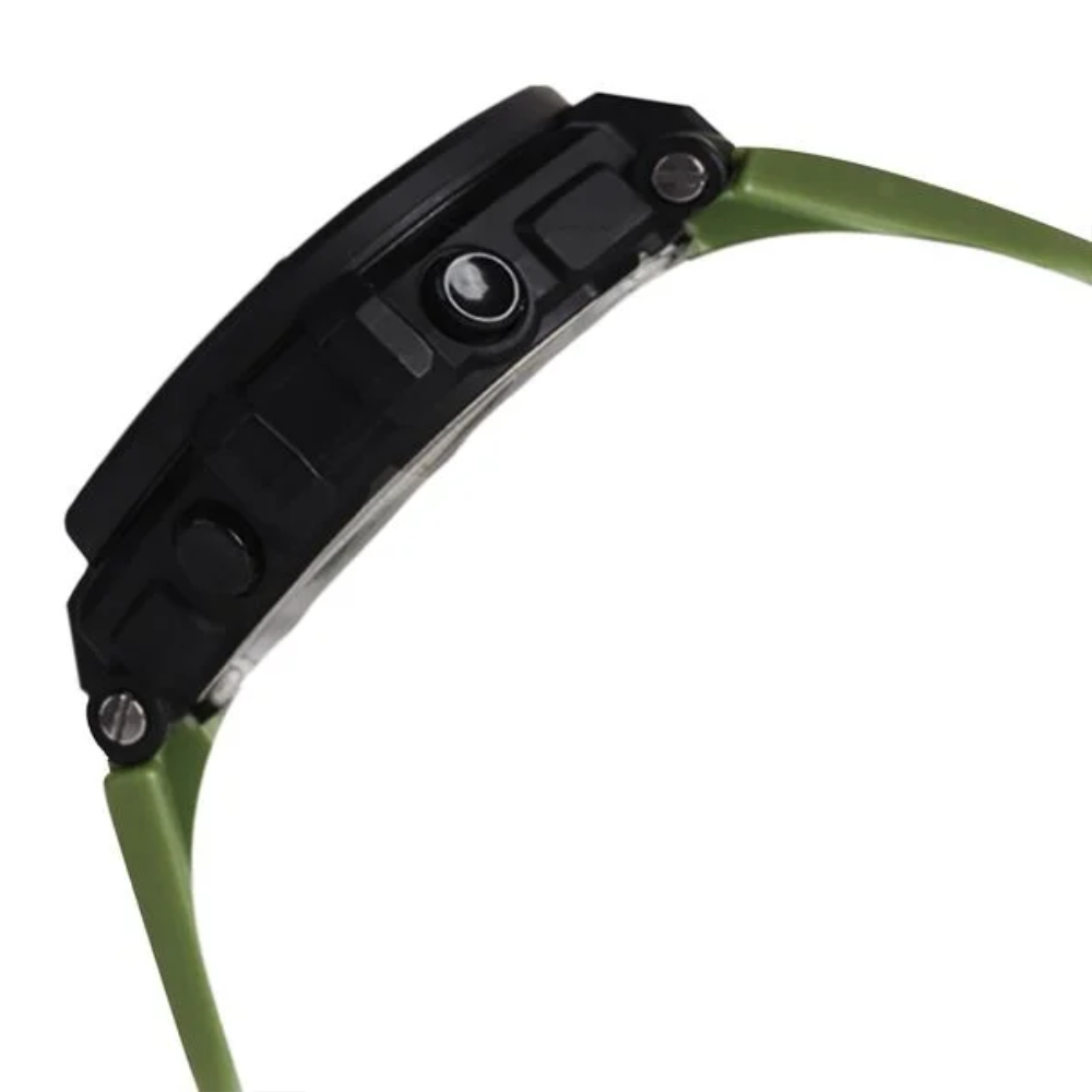 Zoop Digital Black Case Green Digital Dial Boys Kids Digital Watch 16047PP04