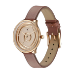 Fastrack Stunners Rose Gold Dial Girls Watch 6303WL01