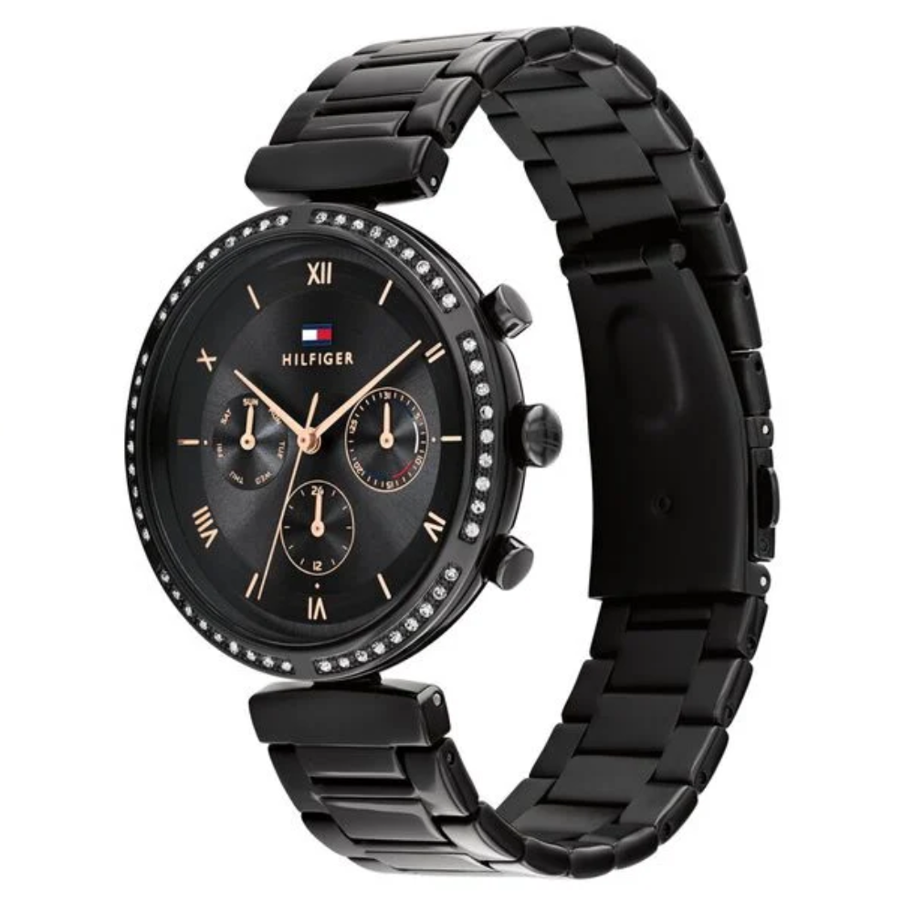Tommy Hilfiger Black Dial Women's Multifunction Watch NETH1782390