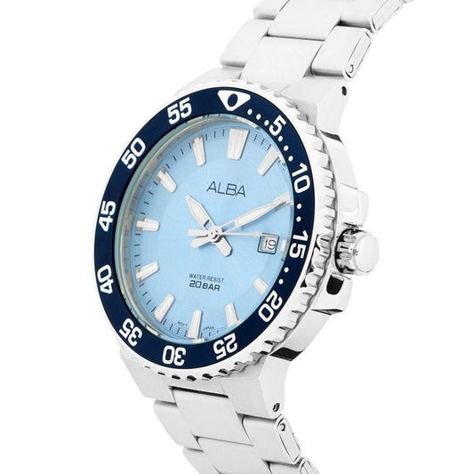 ALBA Active Sky-Blue Dial Men's Watch AS9S83X1
