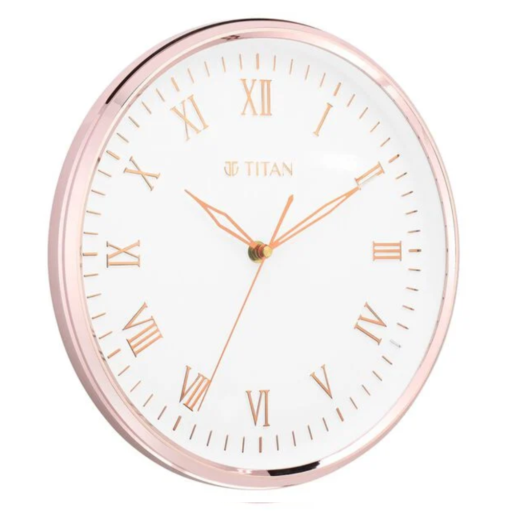 Titan Elegant White Dial Wall Clock NTW0001PA03