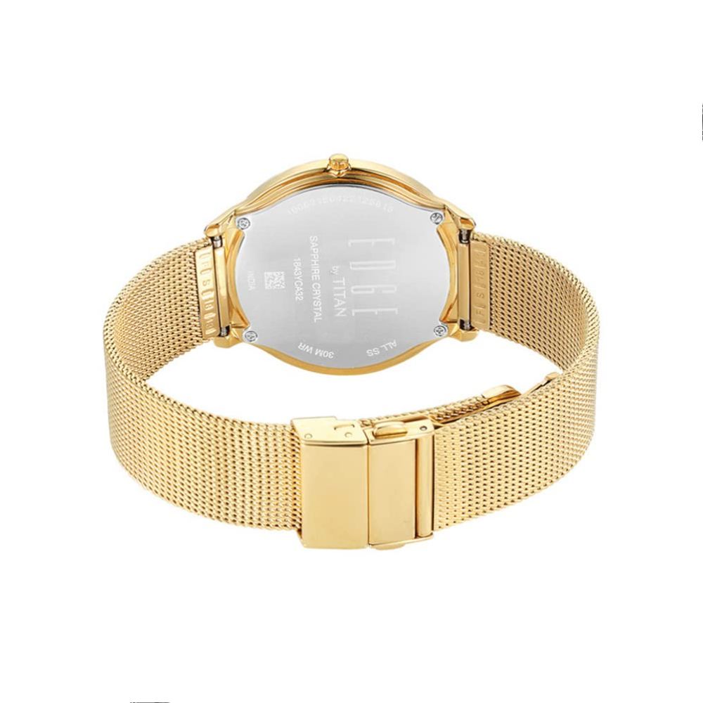 Titan White Dial Men's Watch 1843YM01