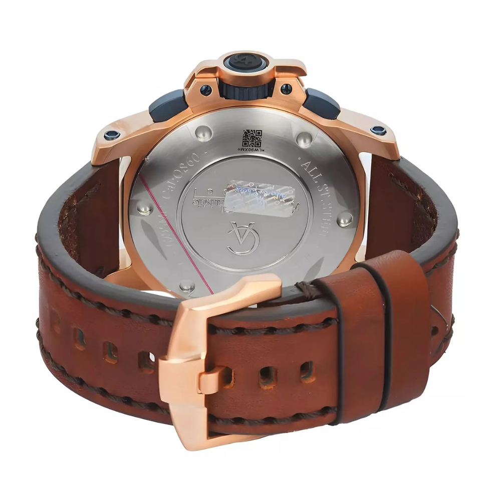 Alexandre Christie Chronograph Brown Men's Watch 6295MCLURBU