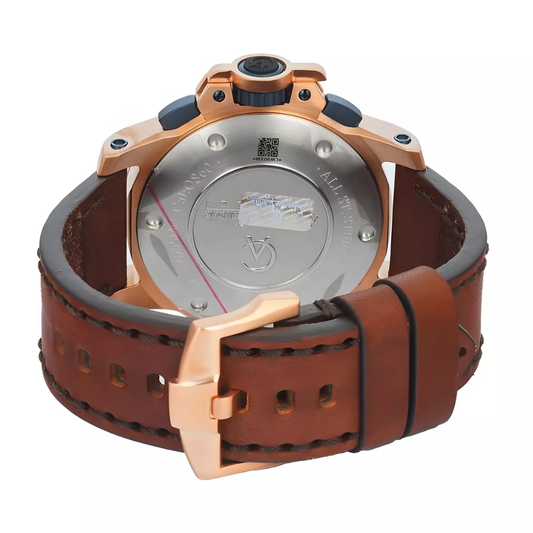 Alexandre Christie Chronograph Brown Men's Watch 6295MCLURBU