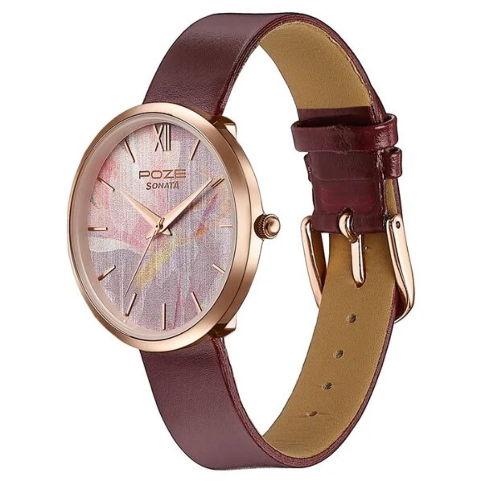 Sonata Poze Multicoloured Dial Women's Watch SP80113WL01